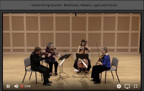 Artaria String Quartet performs mvt11 of The Thailand HRDs by Frank Horvat - #music4hrds