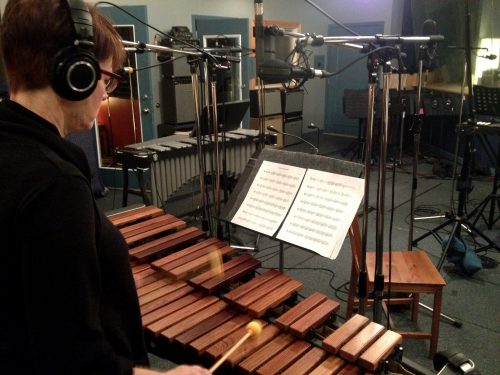 Beverley Johnston on vibraphone