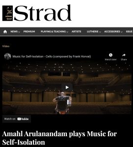 The Strad - Music for Self-Isolation Documentary