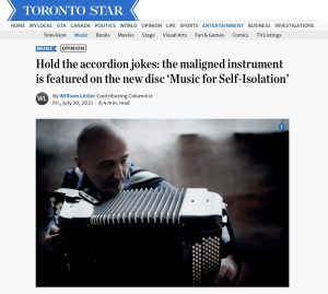 Toronto Star on Music for Self-Isolation
