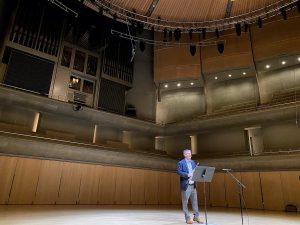 Music for Self-Isolation album recording at Roy Thomson Hall - Peter Stoll