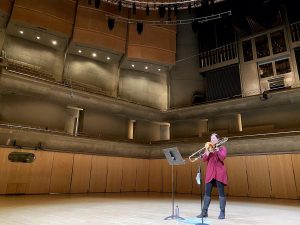 Music for Self-Isolation album recording at Roy Thomson Hall - Vanessa Fralick