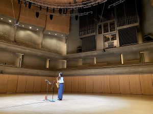 Music for Self-Isolation album recording at Roy Thomson Hall - Jennifer Tran