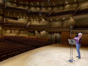 Music for Self-Isolation album recording at Roy Thomson Hall - Anthony Rapoport