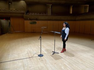Music for Self-Isolation album recording at Roy Thomson Hall - Iris Rodrigues