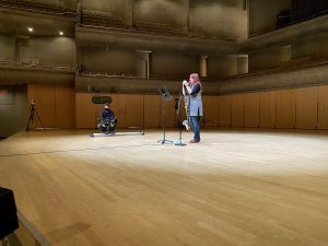 Music for Self-Isolation album recording at Roy Thomson Hall - Kathryn Ladano