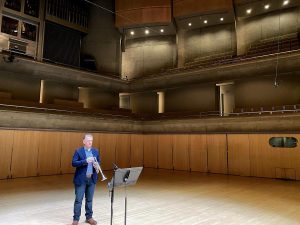 Music for Self-Isolation album recording at Roy Thomson Hall - Michael Fedyshyn