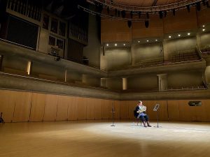Music for Self-Isolation album recording at Roy Thomson Hall - Audrey Good