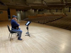 Music for Self-Isolation album recording at Roy Thomson Hall - Brent Crawford