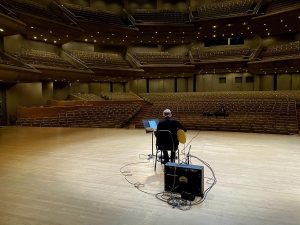 Music for Self-Isolation album recording at Roy Thomson Hall - Andrew Noseworthy and Frank Horvat