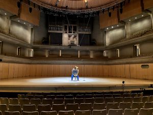 Music for Self-Isolation album recording at Roy Thomson Hall - Jen Stephen
