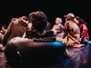 Debaser's Pique Festival - Sound Installation of Frank Horvat's An Auditory Survey of the Last Days of the Holocene (photo by Curtis Perry)