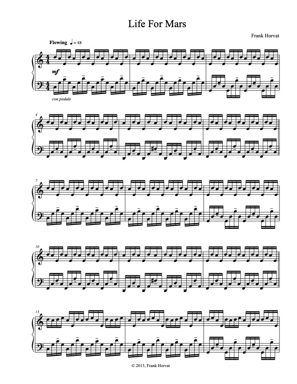 A Little Dark Music 2 album music - composed by Frank Horvat