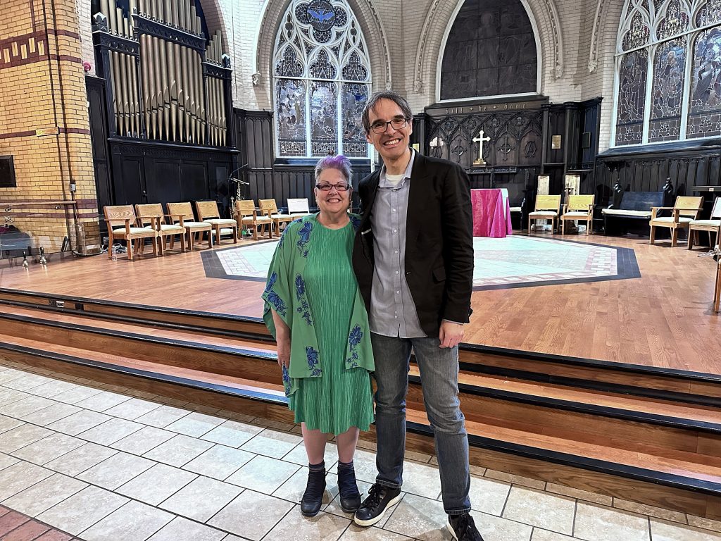 Praying to Tree creators - Kathleen Burke (words) and Frank Horvat (music)
