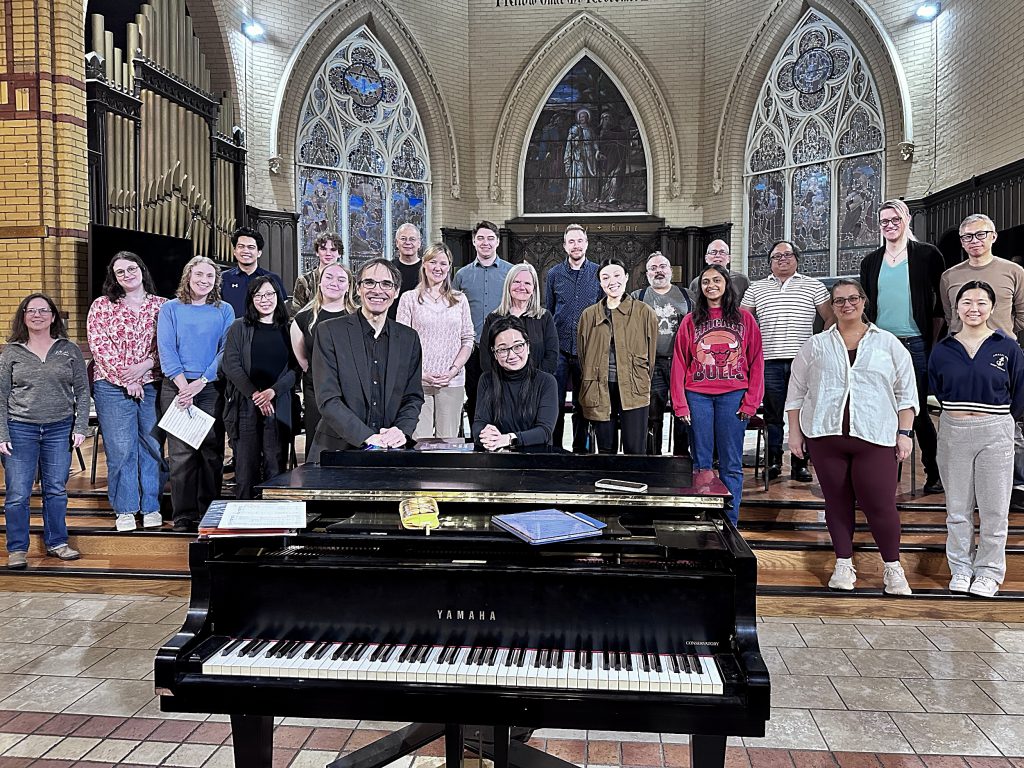 Rehearsal of Praying to Trees with Cantabile Chamber Singers conducted by Cheryll Chung