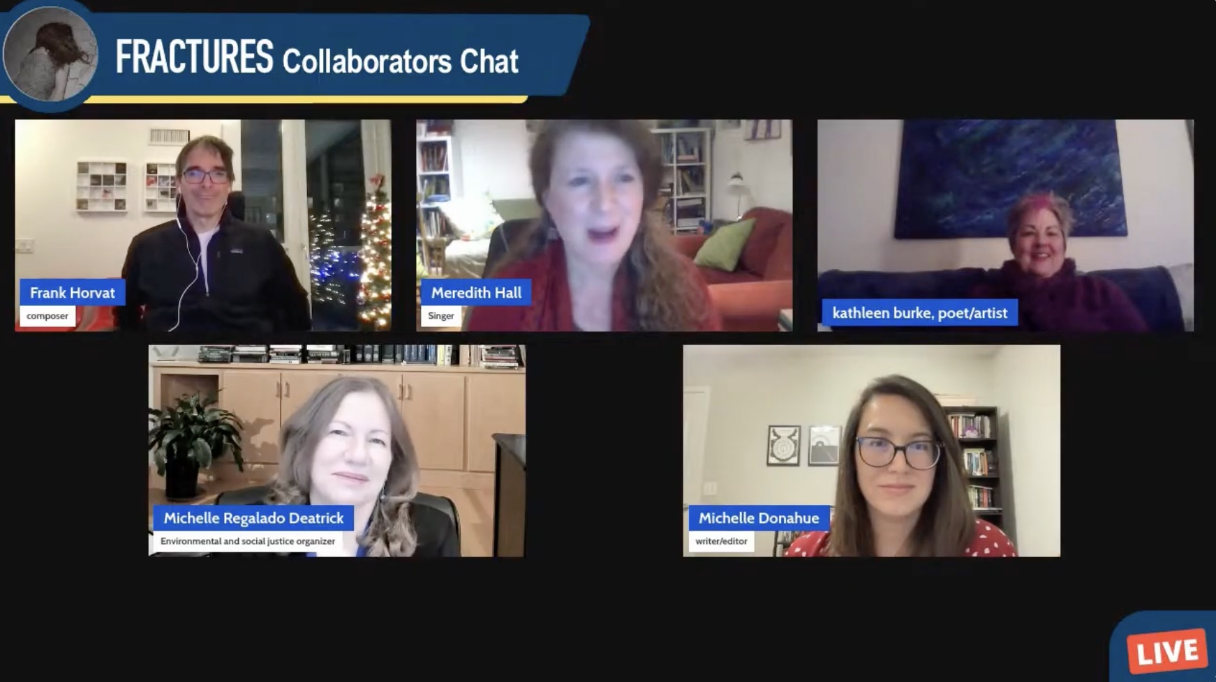 Collaborators' Chat - Digging from Fractures song cycle