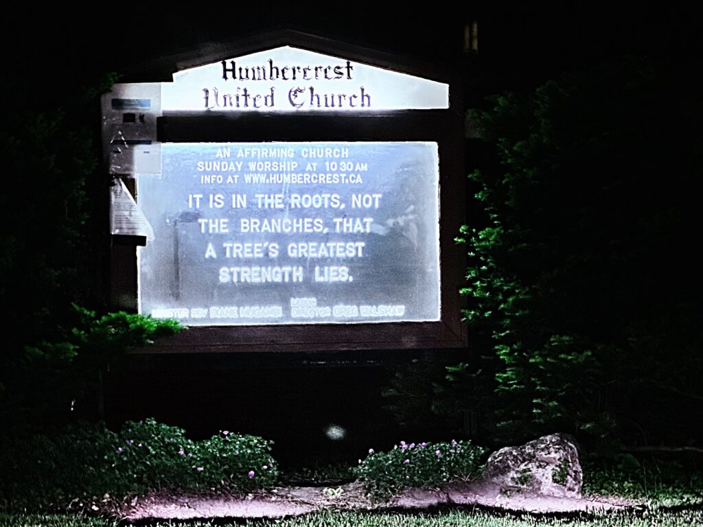 Recording Praying to Tree by Frank Horvat and Kathleen Burke at Humbercrest United Church in Toronto
