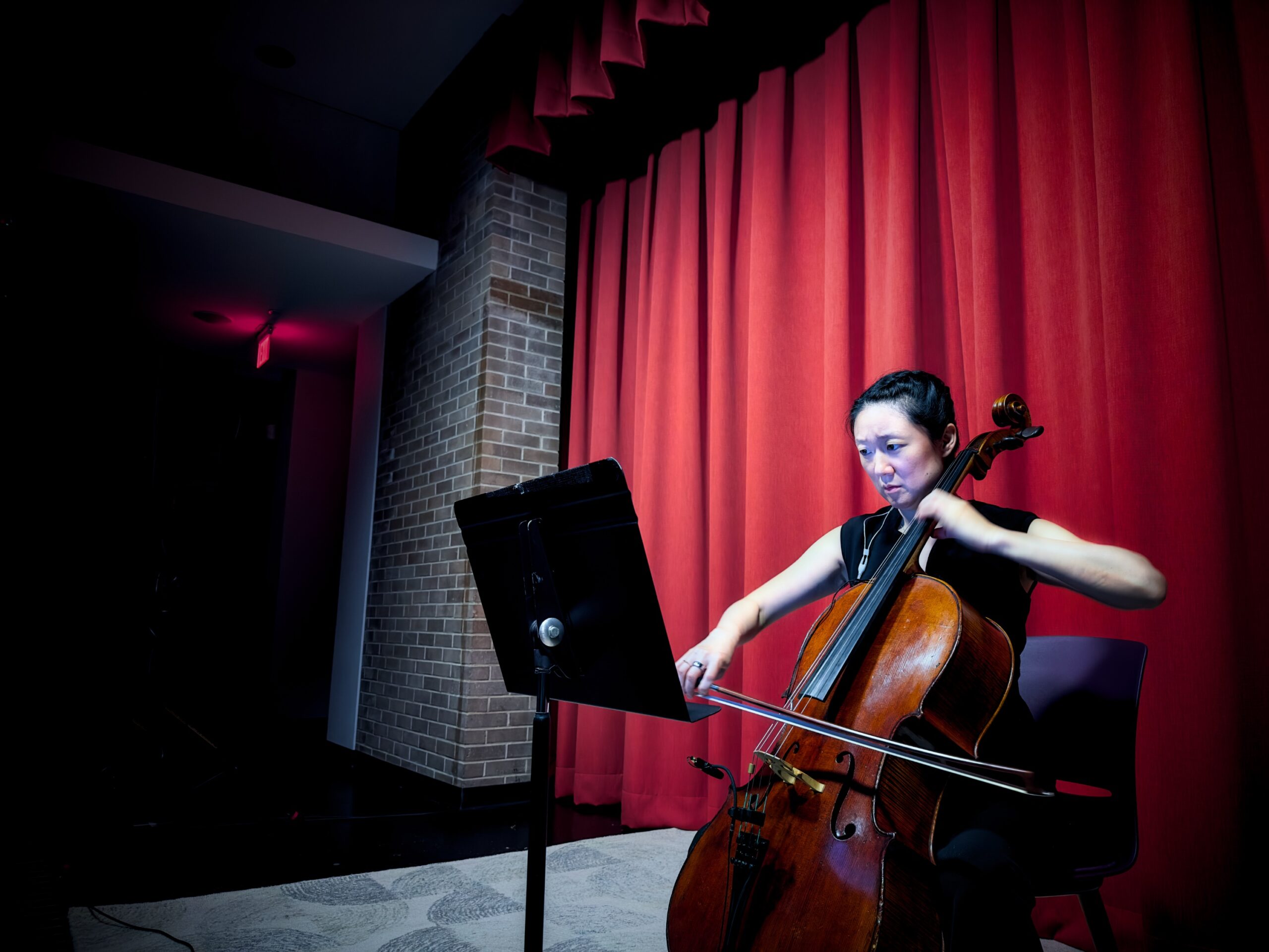 Joann Whang premiering Frank Horvat's Confined in Everyday Scenes about modern-day slavery and human trafficking