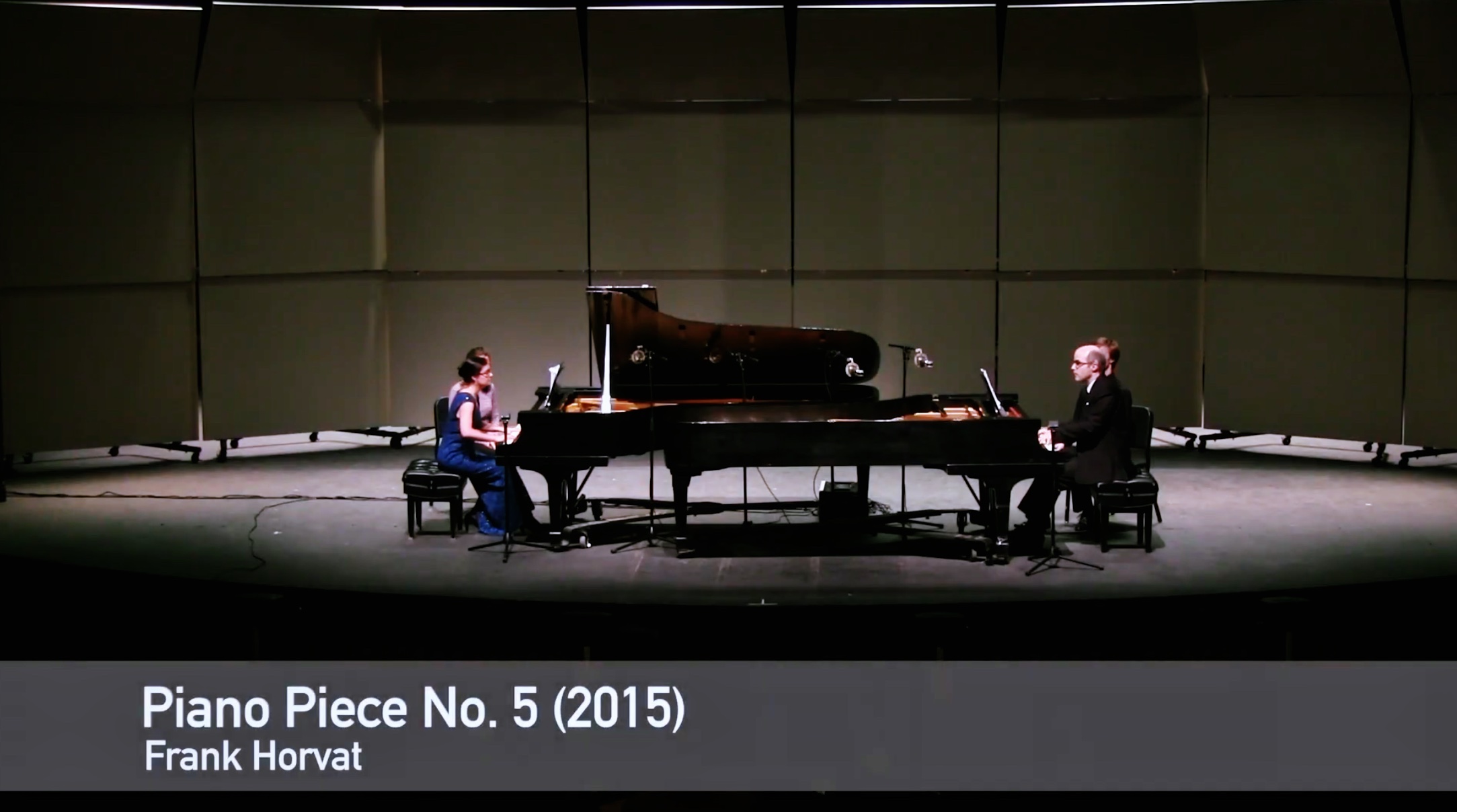 Piano Piece No. 5 performed by the Millar Piano Duo