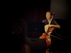 Confined in Everyday Scenes warm-up concert at the Canadian Music Centre - Joann Whang (cello)