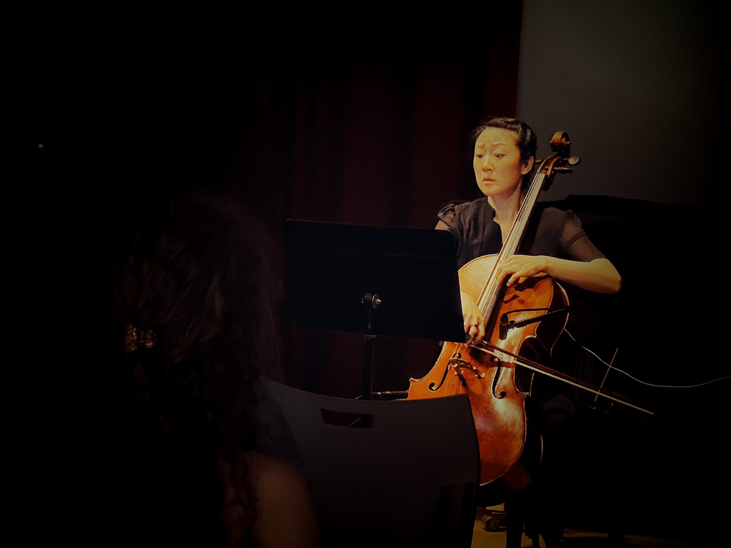 Confined in Everyday Scenes warm-up concert at the Canadian Music Centre - Joann Whang (cello)