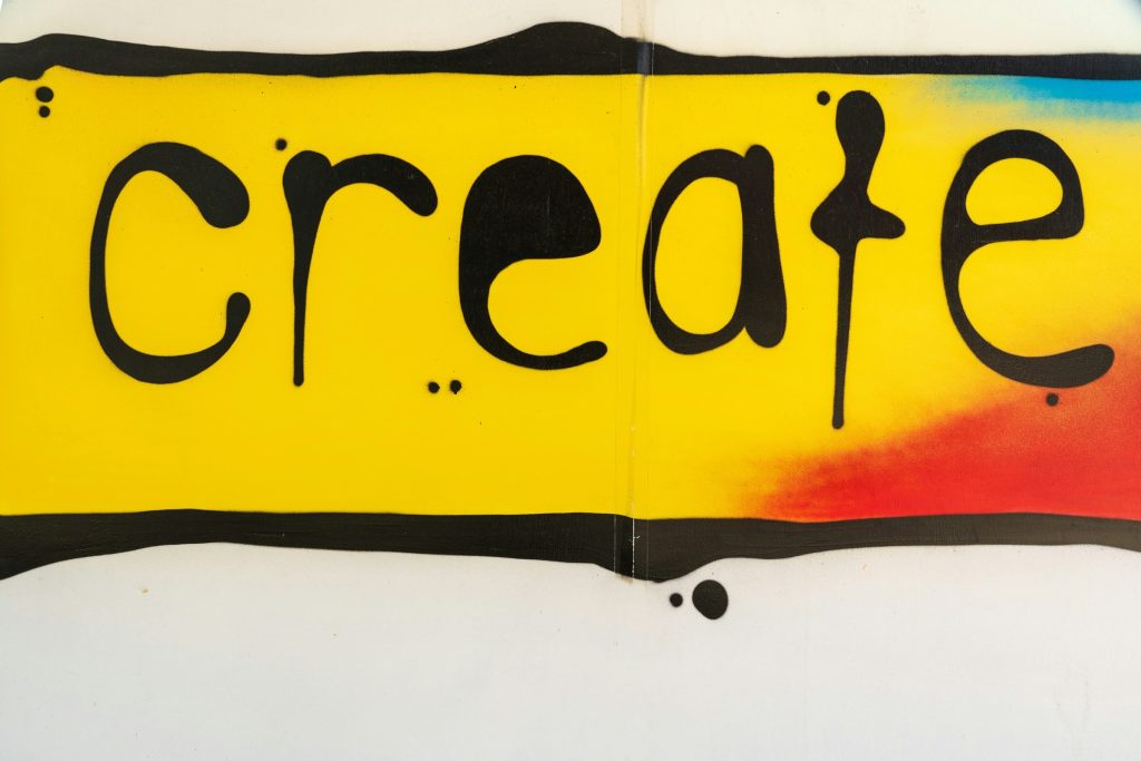 Create (photo by Nick Fewings)